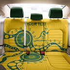 Custom Australia Rugby Back Car Seat Cover Go Wallaroos 2024 Pacific Aboriginal Art