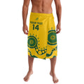 Custom Australia Rugby Lavalava Go Wallaroos 2024 Pacific Aboriginal Art