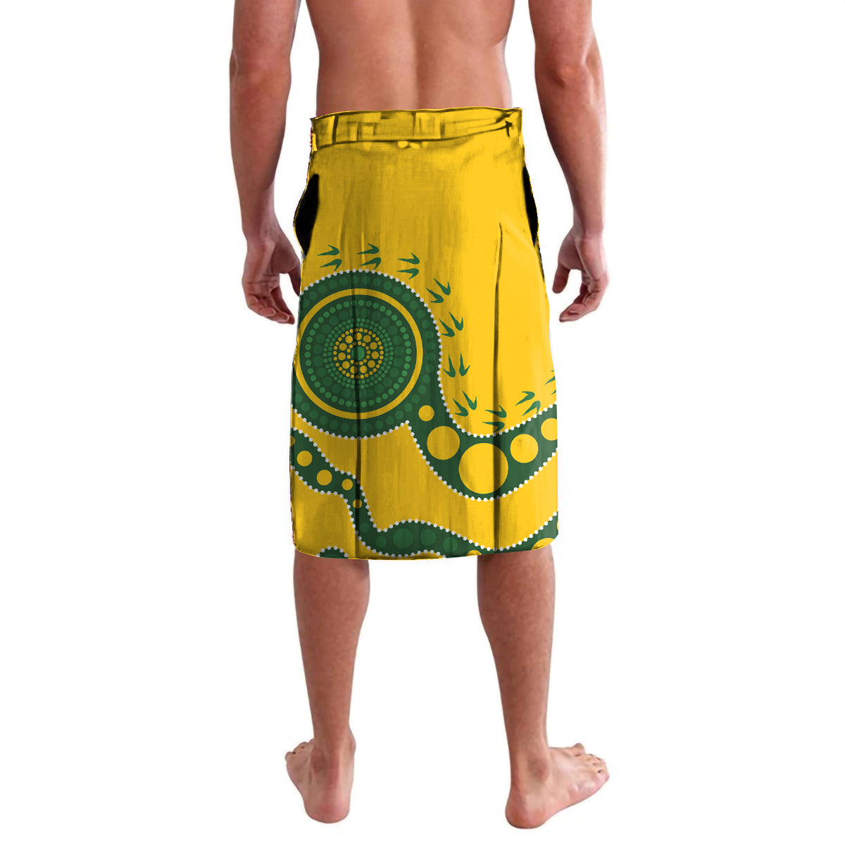 Custom Australia Rugby Lavalava Go Wallaroos 2024 Pacific Aboriginal Art