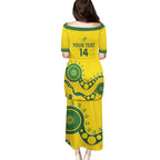 Custom Australia Rugby Puletasi Go Wallaroos 2024 Pacific Aboriginal Art