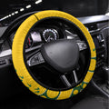 Australia Rugby Steering Wheel Cover Go Wallaroos 2024 Pacific Aboriginal Art