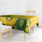 Custom Australia Rugby Tablecloth Go Wallaroos 2024 Pacific Aboriginal Art