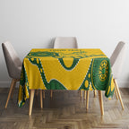 Custom Australia Rugby Tablecloth Go Wallaroos 2024 Pacific Aboriginal Art