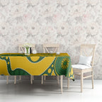 Custom Australia Rugby Tablecloth Go Wallaroos 2024 Pacific Aboriginal Art