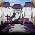 Australia Animal Heroes ANZAC Back Car Seat Cover Purple Poppy We Will Remember Them