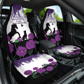 Australia Animal Heroes ANZAC Car Seat Cover Purple Poppy We Will Remember Them
