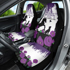 Australia Animal Heroes ANZAC Car Seat Cover Purple Poppy We Will Remember Them