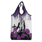 Australia Animal Heroes ANZAC Grocery Bag Purple Poppy We Will Remember Them
