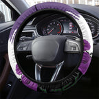 Australia Animal Heroes ANZAC Steering Wheel Cover Purple Poppy We Will Remember Them