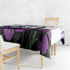 Australia Animal Heroes ANZAC Tablecloth Purple Poppy We Will Remember Them