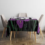 Australia Animal Heroes ANZAC Tablecloth Purple Poppy We Will Remember Them
