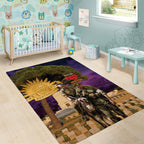 Australia ANZAC Day Area Rug Lonesome Pine Australian Army With Donkey