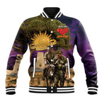 Australia ANZAC Day Baseball Jacket Lonesome Pine Australian Army With Donkey