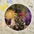 Australia ANZAC Day Beach Blanket Lonesome Pine Australian Army With Donkey