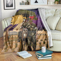 Australia ANZAC Day Blanket Lonesome Pine Australian Army With Donkey