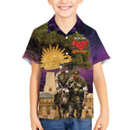 Australia ANZAC Day Hawaiian Shirt Lonesome Pine Australian Army With Donkey