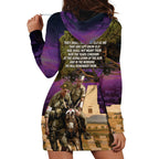 Australia ANZAC Day Hoodie Dress Lonesome Pine Australian Army With Donkey