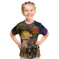 Australia ANZAC Day Kid T Shirt Lonesome Pine Australian Army With Donkey