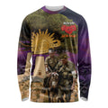 Australia ANZAC Day Long Sleeve Shirt Lonesome Pine Australian Army With Donkey