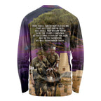 Australia ANZAC Day Long Sleeve Shirt Lonesome Pine Australian Army With Donkey