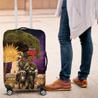 Australia ANZAC Day Luggage Cover Lonesome Pine Australian Army With Donkey
