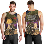 Australia ANZAC Day Men Tank Top Lonesome Pine Australian Army With Donkey