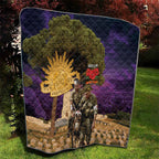 Australia ANZAC Day Quilt Lonesome Pine Australian Army With Donkey