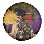 Australia ANZAC Day Spare Tire Cover Lonesome Pine Australian Army With Donkey