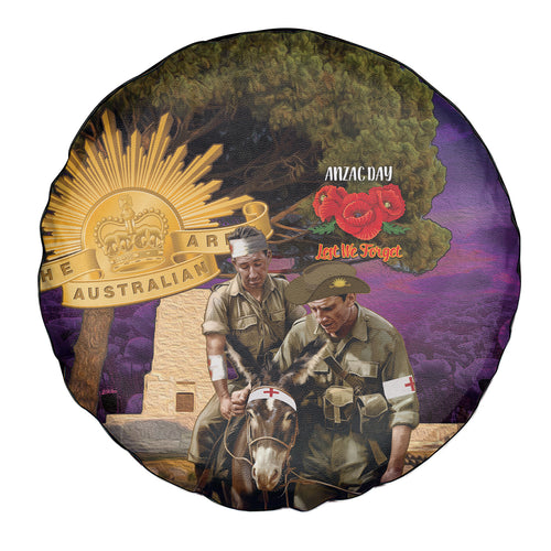 Australia ANZAC Day Spare Tire Cover Lonesome Pine Australian Army With Donkey