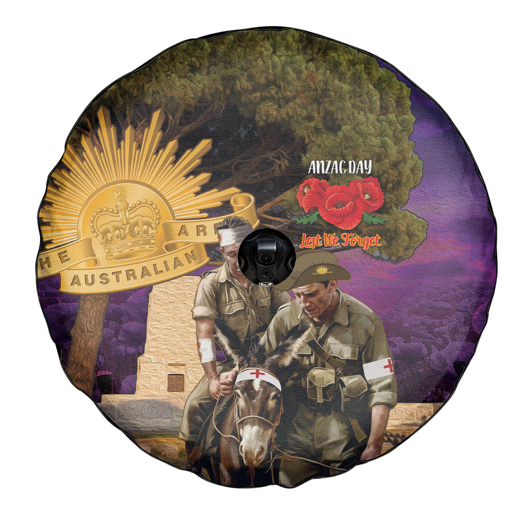 Australia ANZAC Day Spare Tire Cover Lonesome Pine Australian Army With Donkey