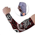 Personalised Aotearoa Bulldog Arm Sleeves New Zealand Maori Taniko Art - Aussie Hoodie