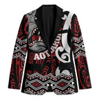 Personalised Aotearoa Bulldog Blazer New Zealand Maori Taniko Art - Aussie Hoodie