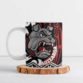 Personalised Aotearoa Bulldog Ceramic Mug New Zealand Maori Taniko Art - Aussie Hoodie