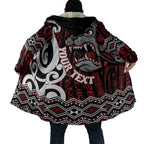 Personalised Aotearoa Bulldog Cloak New Zealand Maori Taniko Art - Aussie Hoodie