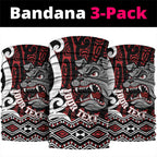Personalised Aotearoa Bulldog Neck Gaiter New Zealand Maori Taniko Art - Aussie Hoodie