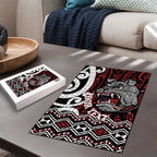 Personalised Aotearoa Bulldog Puzzle New Zealand Maori Taniko Art - Aussie Hoodie