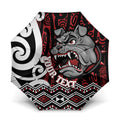 Personalised Aotearoa Bulldog Umbrella New Zealand Maori Taniko Art - Aussie Hoodie