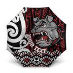 Personalised Aotearoa Bulldog Umbrella New Zealand Maori Taniko Art - Aussie Hoodie