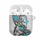 Aotearoa Te Ika-a-Maui AirPods Case South Island Kekeru Maori Koru - Aussie Hoodie
