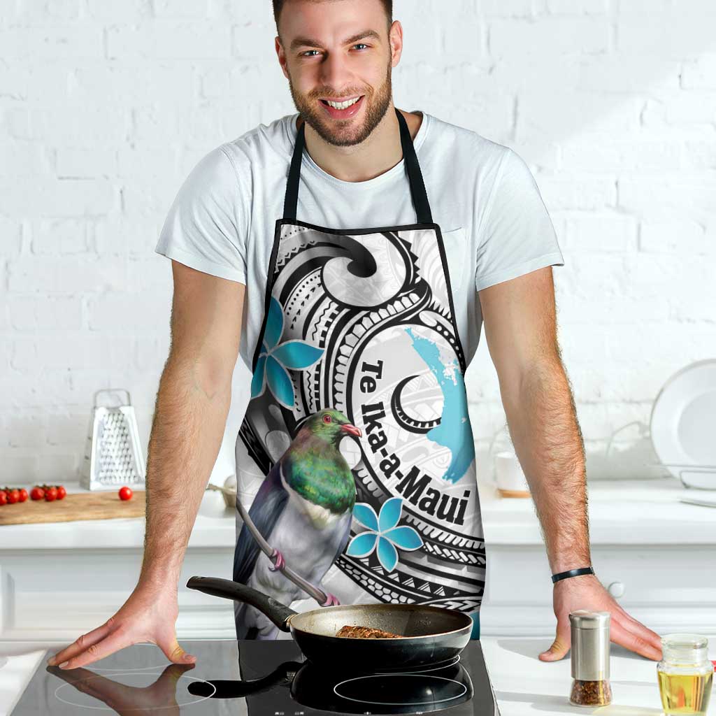 Aotearoa Te Ika-a-Maui Apron South Island Kekeru Maori Koru - Aussie Hoodie