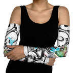 Aotearoa Te Ika-a-Maui Arm Sleeves South Island Kekeru Maori Koru - Aussie Hoodie