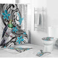 Aotearoa Te Ika-a-Maui Bathroom Set South Island Kekeru Maori Koru - Aussie Hoodie
