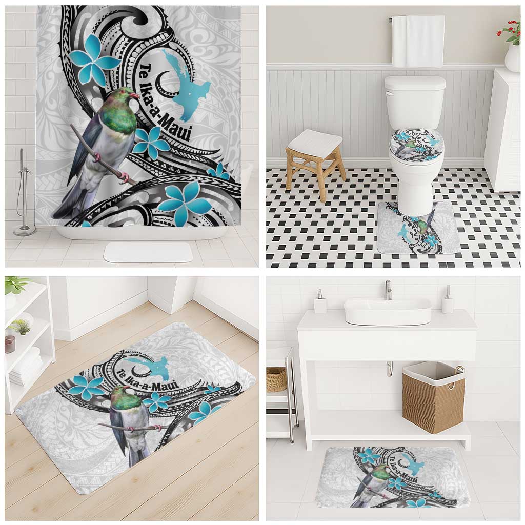 Aotearoa Te Ika-a-Maui Bathroom Set South Island Kekeru Maori Koru - Aussie Hoodie