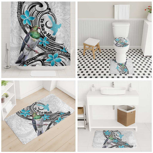 Aotearoa Te Ika-a-Maui Bathroom Set South Island Kekeru Maori Koru - Aussie Hoodie