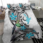 Aotearoa Te Ika-a-Maui Bedding Set South Island Kekeru Maori Koru