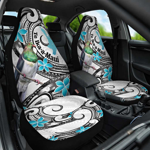 Aotearoa Te Ika-a-Maui Car Seat Cover South Island Kekeru Maori Koru
