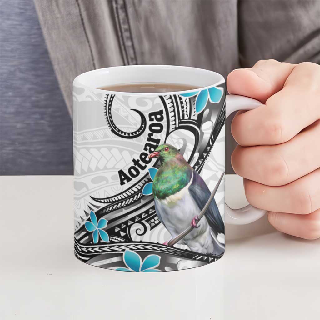 Aotearoa Te Ika-a-Maui Ceramic Mug South Island Kekeru Maori Koru - Aussie Hoodie