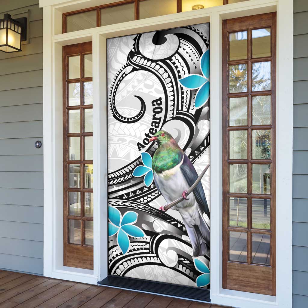 Aotearoa Te Ika-a-Maui Door Cover South Island Kekeru Maori Koru - Aussie Hoodie