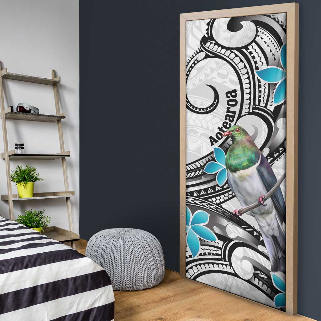 Aotearoa Te Ika-a-Maui Door Cover South Island Kekeru Maori Koru - Aussie Hoodie