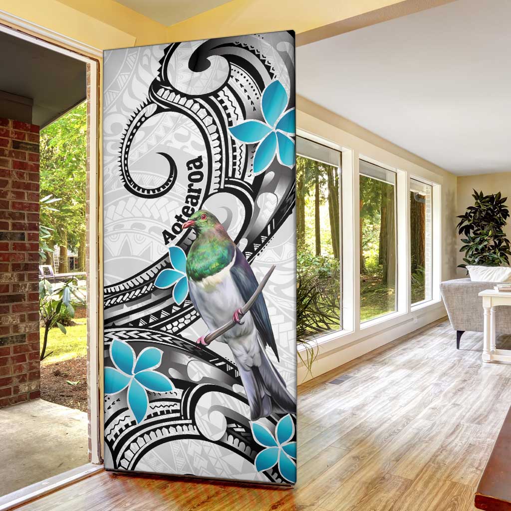Aotearoa Te Ika-a-Maui Door Cover South Island Kekeru Maori Koru - Aussie Hoodie